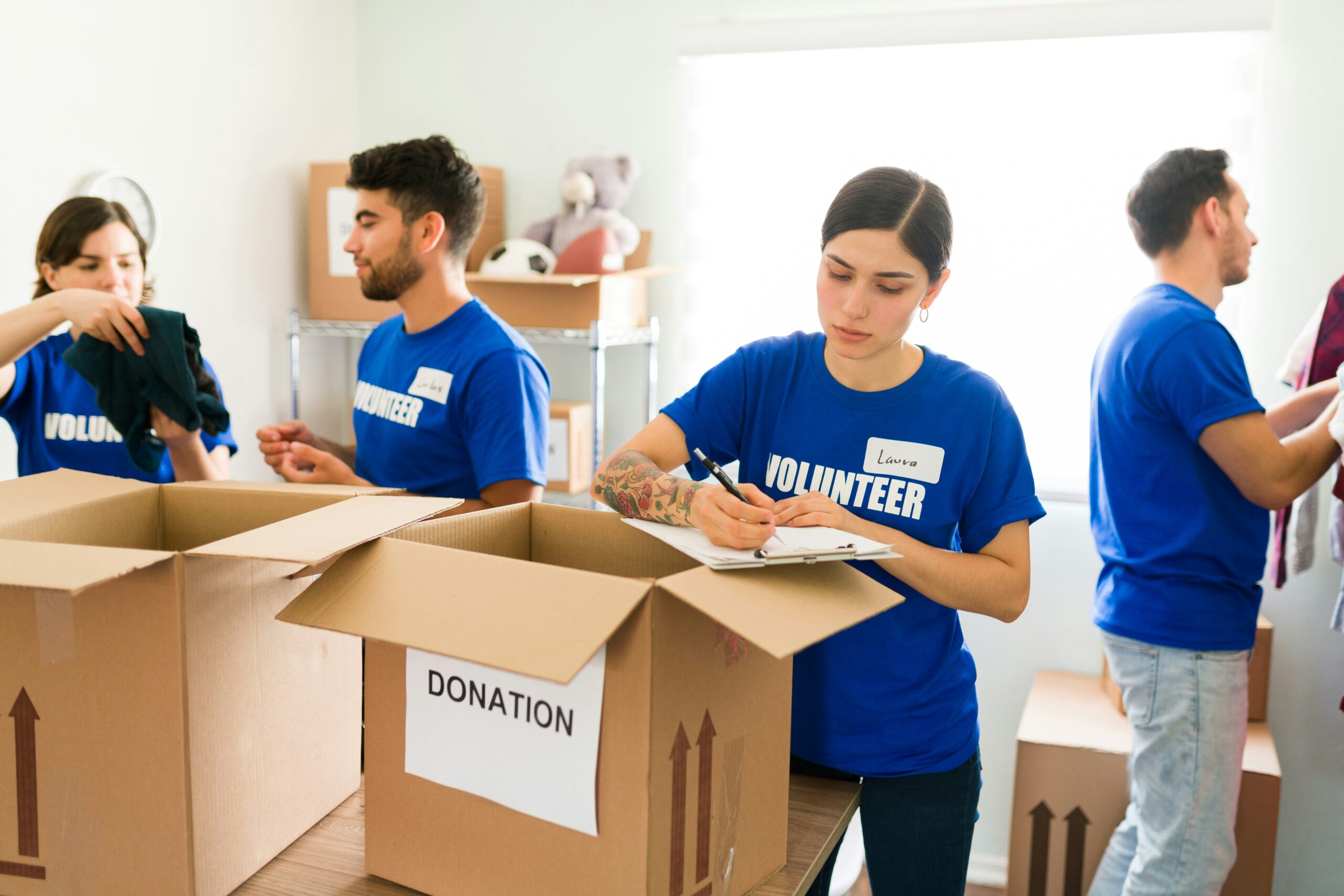 teamwork in charity